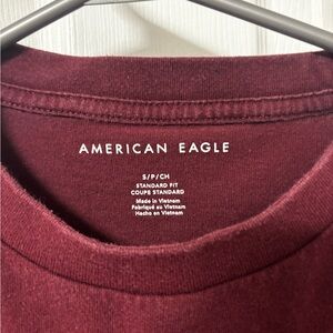 American Eagles long sleeve - Dark red